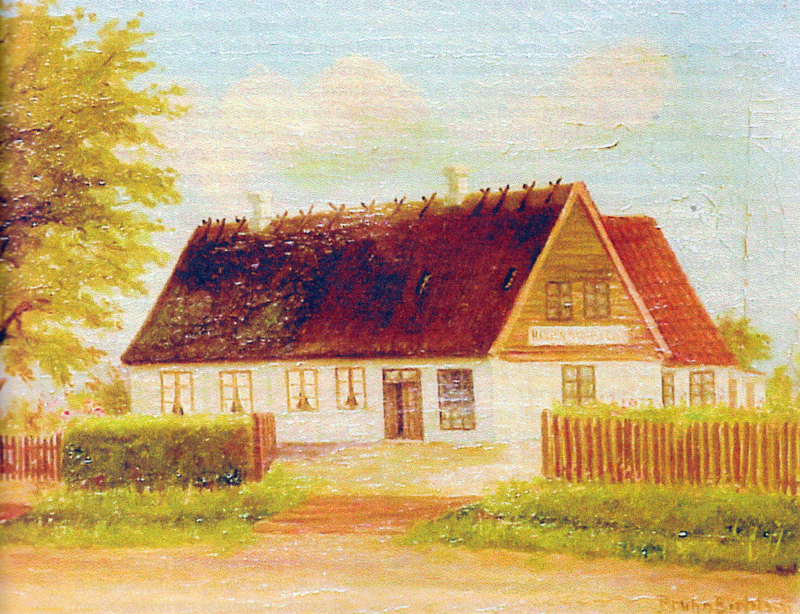 Maleri af hjemmet