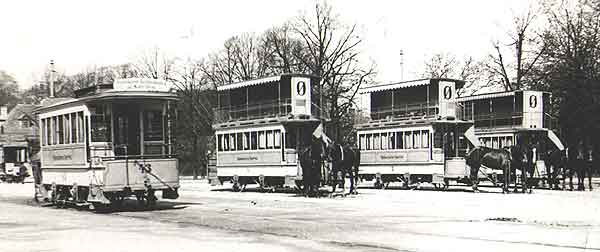 Vogne på Frederiksberg Runddel